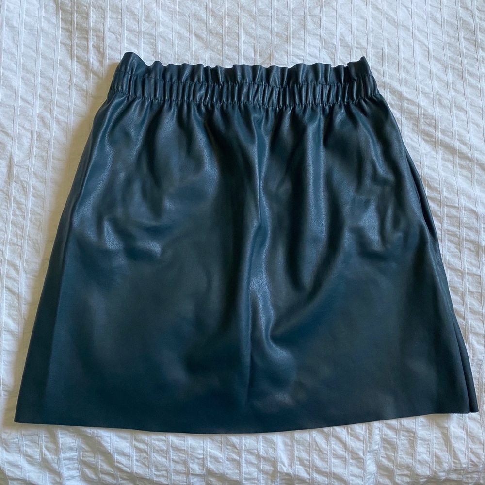 ZARA Faux Leather Mini Skirt